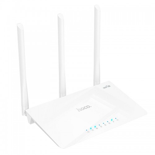 Роутер Hoco WiFi4 wireless router HI30 |2.4GHz, 300Mbps| white