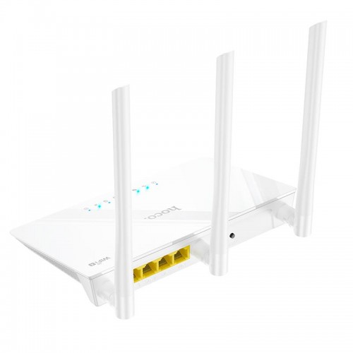 Роутер Hoco WiFi4 wireless router HI30 |2.4GHz, 300Mbps| white