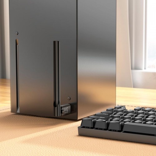 WiFi Adapter HOCO WiFi4 USB external antenna wireless network card HI32 |2.4GHz, 150Mbps, USB2.0| black