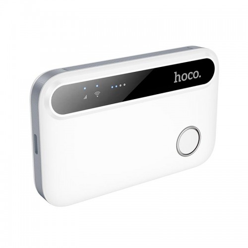 4g портативний роутер HOCO Mobile portable WiFi HI41 (Europe Asia and Africa) |2.4G, 3h| white