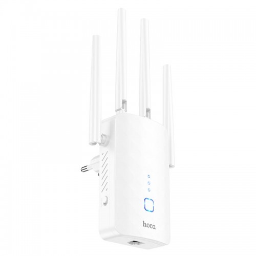 WIFI Repeater HOCO HI35 WiFi4 |300Mbps| white