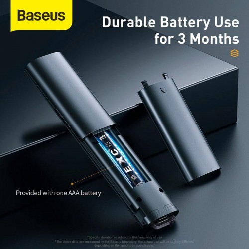Розумна указка Baseus Orange Dot Wireless Presenter (Red Laser) |100m, USB/Type-C Receiver| grey