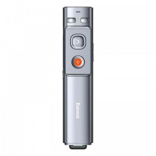 Розумна указка Baseus Orange Dot Wireless Presenter (Red Laser) |100m, USB/Type-C Receiver| grey