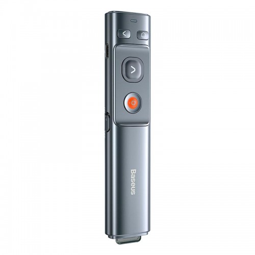 Розумна указка Baseus Orange Dot Wireless Presenter (Red Laser) |100m, USB/Type-C Receiver| grey