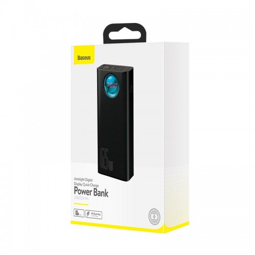 Power Bank BASEUS Amblight Digital Display 30000mAh |65W/5A, PD/QC| (P10022400112-01) black