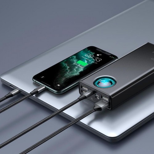 Power Bank BASEUS Amblight Digital Display 30000mAh |65W/5A, PD/QC| (P10022400112-01) black
