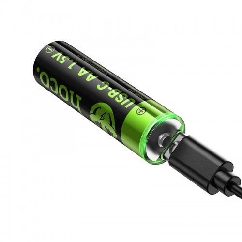 Аккумуляторные батарейки HOCO rechargeable lithium battery JA3 860mAh |AA, USB-C| (2PCS)