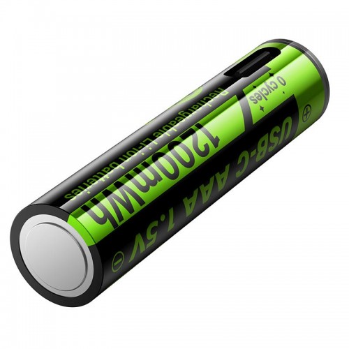 Аккумуляторные батарейки HOCO rechargeable lithium battery JA4 320mAh |AAA, USB-C| (2PCS)