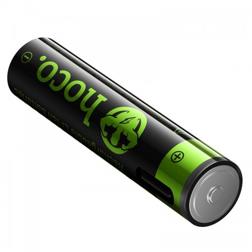 Аккумуляторные батарейки HOCO rechargeable lithium battery JA4 320mAh |AAA, USB-C| (2PCS)