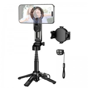 Монопод HOCO Magic mini live broadcast stand (pull clip+magnetic focusing version) K27 Pro |BT5.2, 4.5-7"| black