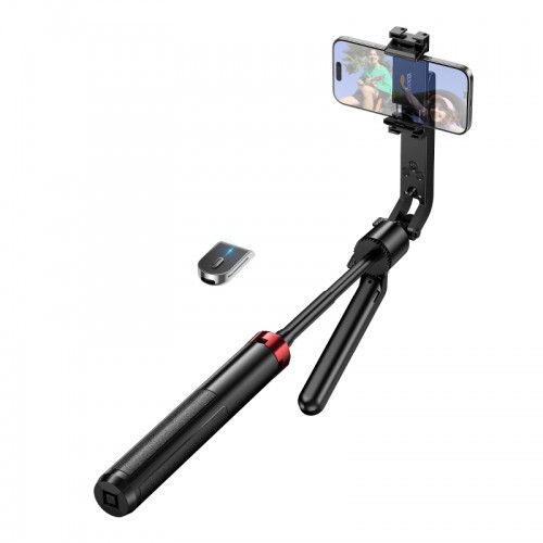 Монопод HOCO Star smart face tracking AI gimbal selfie stick DYY04 (32.5-180CM, 2.5-3.5h) black