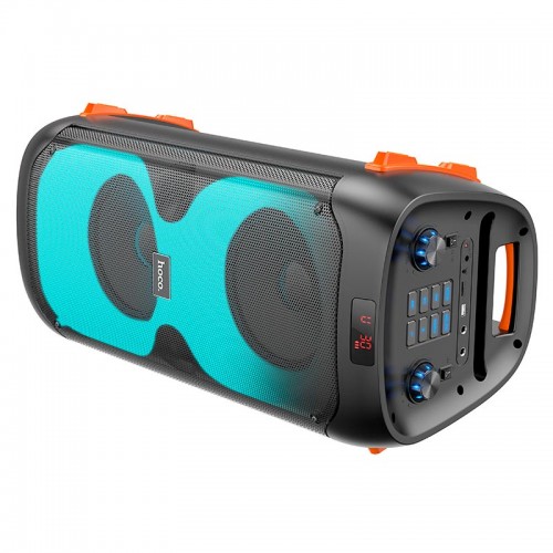 Акустика-караоке HOCO Manhattan wireless dual mic outdoor BT speaker bs53 |BT5.1, 2Mic, 4H| black