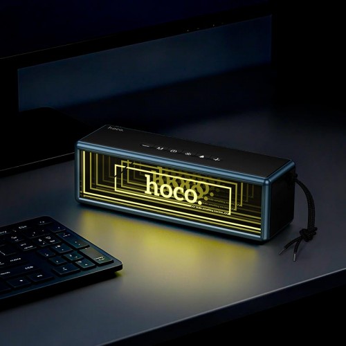 Акустика HOCO Luz sports BT speaker HC40 IPX4 |BT6.0, AUX/USB/TF/FM, TWS, 10Wx2, 5h| black
