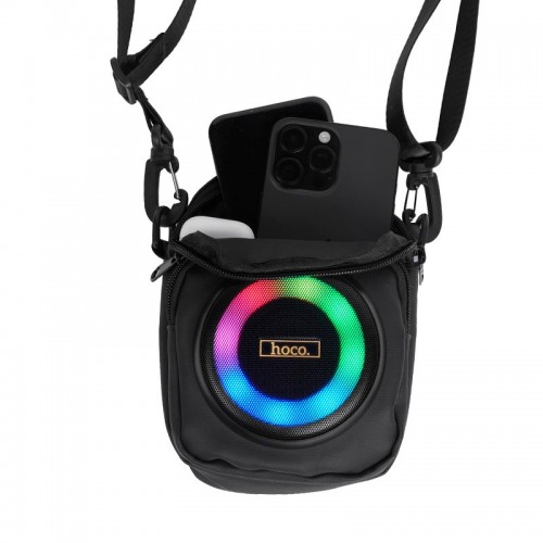 Сумка-акустика HOCO Wave BT speaker HC41 IPX4 |BT5.4, USB/TF/FM, 10Wx2, 3h, 1.5L| black