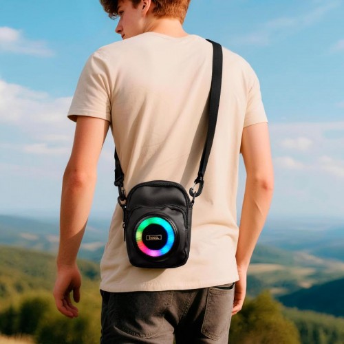 Сумка-акустика HOCO Wave BT speaker HC41 IPX4 |BT5.4, USB/TF/FM, 10Wx2, 3h, 1.5L| black