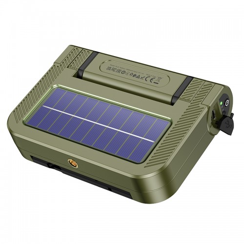 Кемпінгова лампа HOCO Firefly solar outdoor camping light DL22 |3-30h, 2400 lumens| green