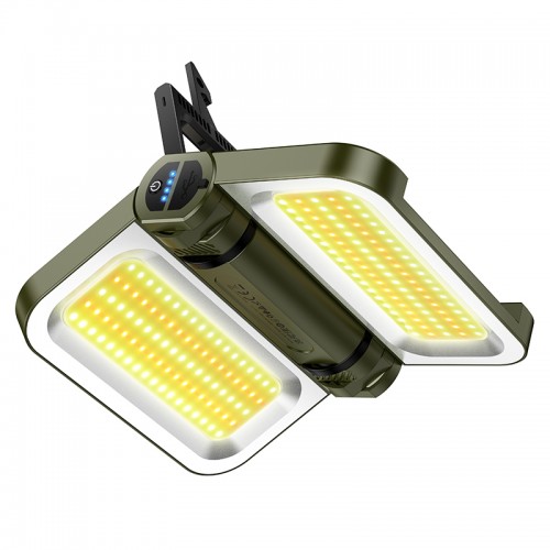 Кемпінгова лампа HOCO Firefly solar outdoor camping light DL22 |3-30h, 2400 lumens| green