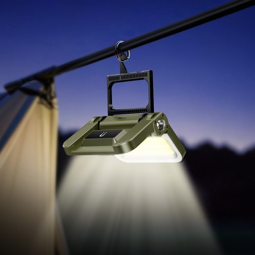 Кемпінгова лампа HOCO Firefly solar outdoor camping light DL22 |3-30h, 2400 lumens| green