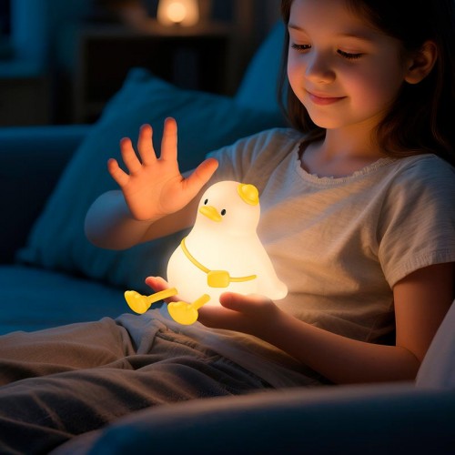 Нічник HOCO Silicone duck lamp HX16 |7h| white