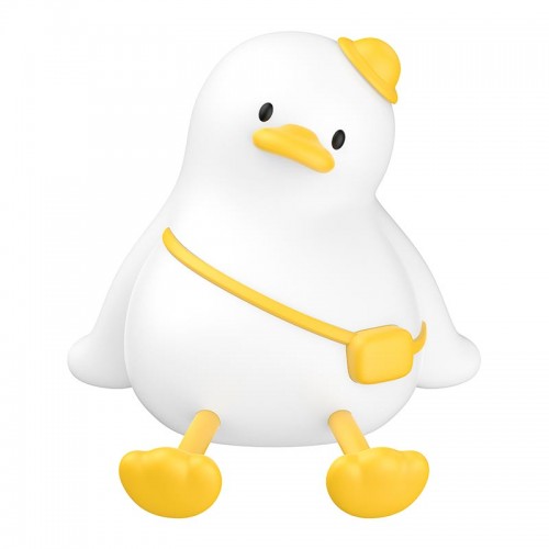 Нічник HOCO Silicone duck lamp HX16 |7h| white