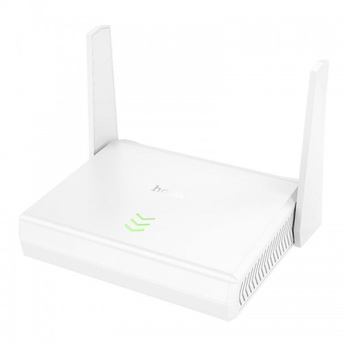 Роутер HOCO WiFi4 Wireless Router HI36 |2.4GHz, 300Mbps, 2xLan| white