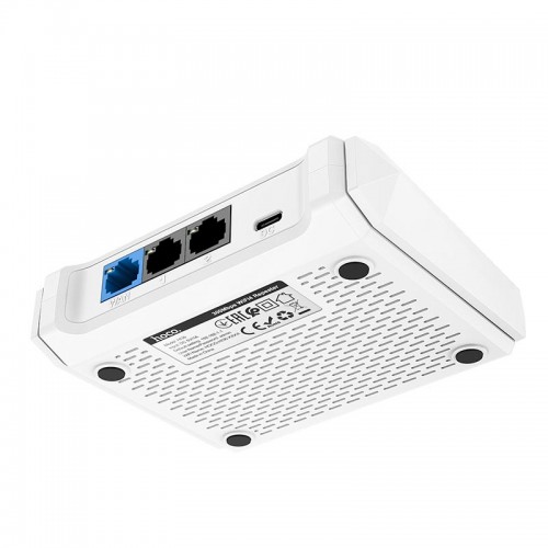 Роутер HOCO WiFi4 Wireless Router HI36 |2.4GHz, 300Mbps, 2xLan| white