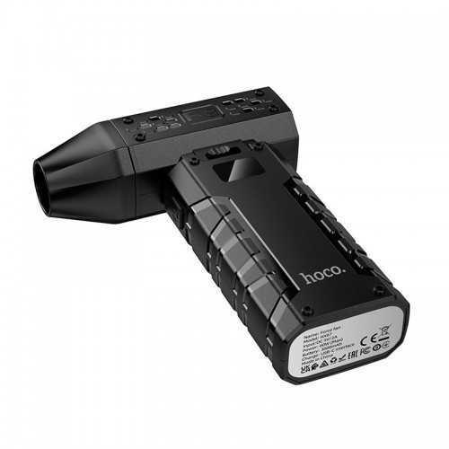 Портативний турбовентилятор HOCO Force fan HX67 |100 Speed, LED, 5h| black