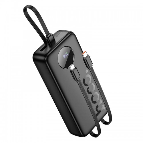 Power Bank HOCO Sabio fully compatible with 3 cables J132A 20000mAh |1USB/1Type-C, 22.5W/3A, PD/QC| black