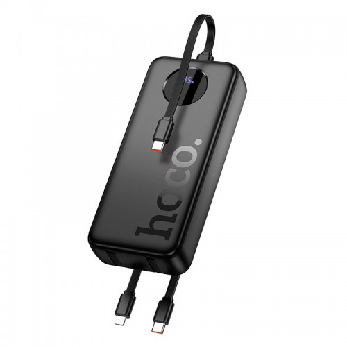 Power Bank HOCO Sabio fully compatible with 3 cables J132A 20000mAh |1USB/1Type-C, 22.5W/3A, PD/QC| black