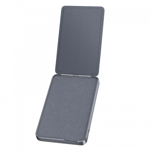 Power Bank HOCO Title magnetic+card holder+phone holder Q46 5000mAh |1Type-C, 20W/3A, PD/QC| grey