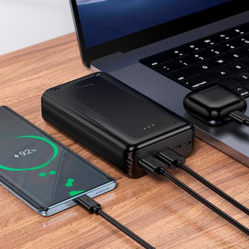Power Bank HOCO Honey J165A 20000mAh |2USB/Type-C, 2A| Black
