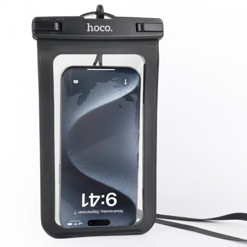 Чохол для телефону HOCO Depth mobile phone waterproof bag BAG30 IPX8 (205*122cm*13.6mm) black