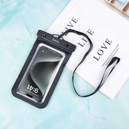 Чохол для телефону HOCO Depth mobile phone waterproof bag BAG30 IPX8 (205*122cm*13.6mm) black