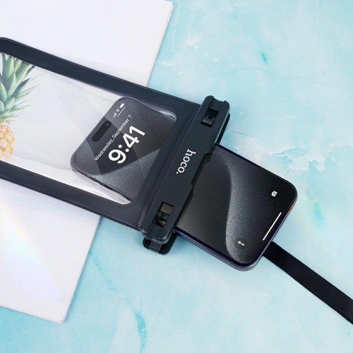 Чохол для телефону HOCO Depth mobile phone waterproof bag BAG30 IPX8 (205*122cm*13.6mm) black
