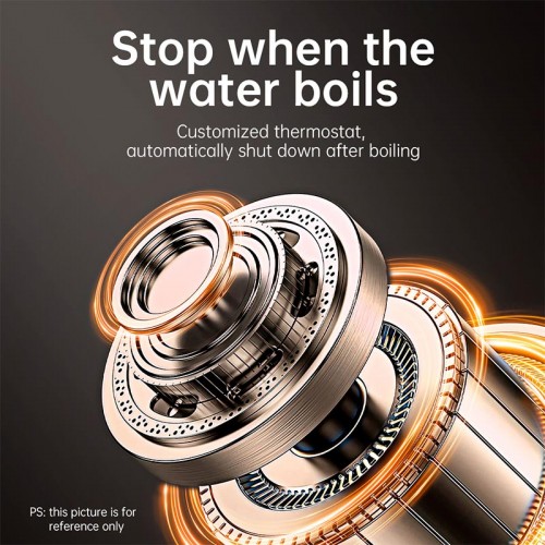 Електрочайник HOCO Kitchen high boron glass electric kettle HA01A |1.8L| silver