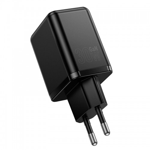 Адаптер мережний HOCO Smart multi-protocol charger C157A |1USB\1Type-C, PD/QC, 30W/3A\ black