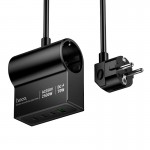 Подовжувач мережевий HOCO Win 2 position (PD70W/3C1A) desktop socket AC34 (L=1.5M) black