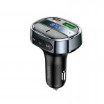 Адаптер автомобільний Hoco car BT FM transmitter E70 |2USB/Type-C, PD/QC, 30W/3A| black