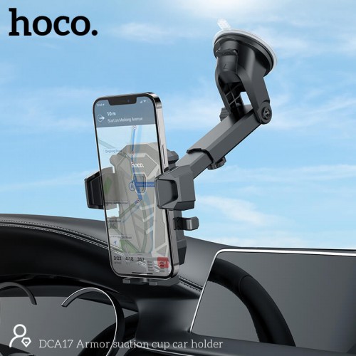 Тримач HOCO Armor Suction cup Car holder DCA17 |4-7"| black