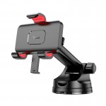 Держатель HOCO Dragon с автоматическим зажимом Car holder H22 (центральная консоль) черный
