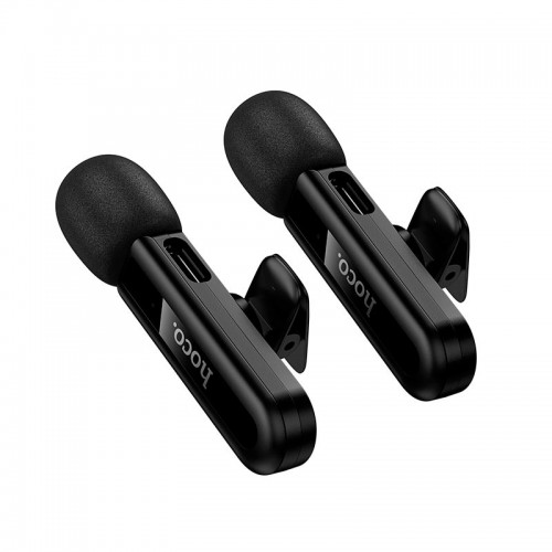 Мікрофон HOCO Type-C/Lightning Fair wireless microphone L20A |2.4G, 5-15m, 3-4h| black