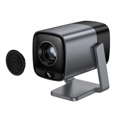 Проектор HOCO Smart electric focus projector DT7 (1080P Android version) |2.4G/5G, 1/32GB, AUX/USB/HDMI| metal-grey