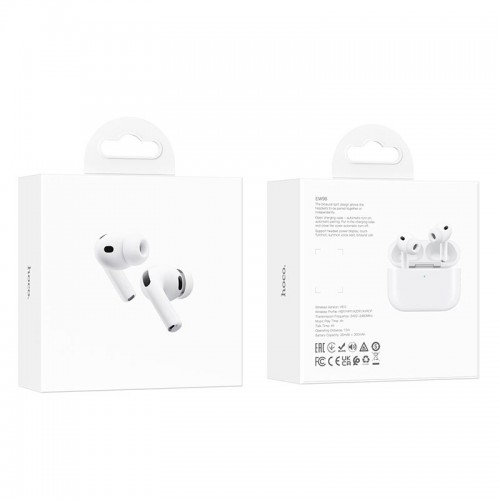 Наушники HOCO True wireless stereo headset EW96 |BT6.0, 30/300mAh, 4h| white