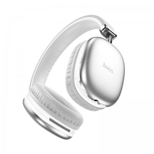 Навушники Hoco wireless headphones W35 |BT5.3, AUX/TF, 40h| silver