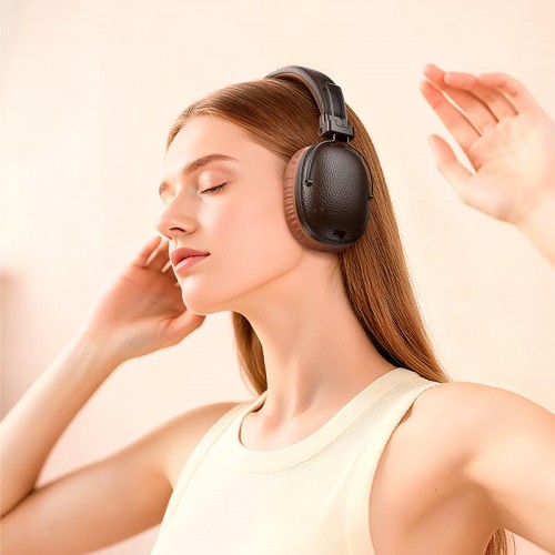 Наушники Borofone Suenos BT headset BO34 |BT5.4/AUX, 32h| brown
