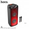 Акустика-караоке HOCO Flame light BT speaker DS53 |BT5.0, TWS, TF/USB/AUX, 40Wx2 (120W Max), 3H, 2mic, remorte| black