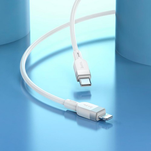 Кабель Hoco Type-C to Lightning Energy silicone charging data cable X109 |1m, 27W| black