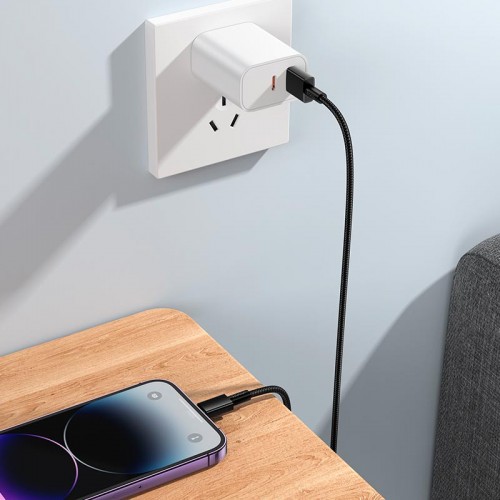 Кабель HOCO Lightning Energy charging data cable X119 |1m, 2.4A| black