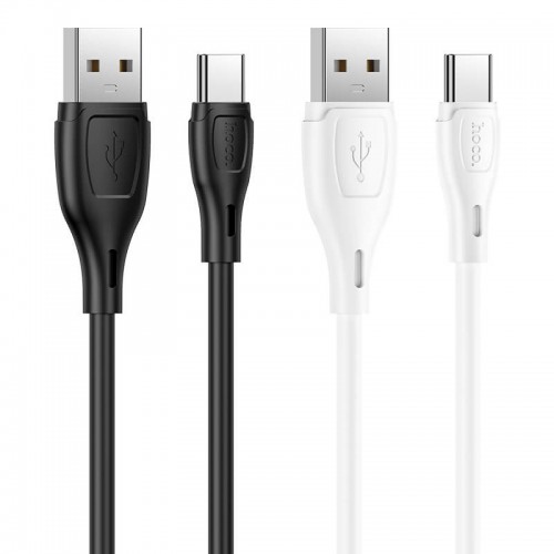 Кабель Hoco Type-C Ultimate silicone charging data cable X61 |1m, 3A| black