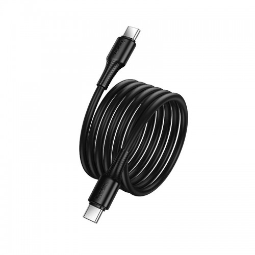 Кабель HOCO Type-C to Type-C Beneficio charging data cable X120 |1m, 60W| black